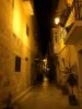 A typical narrow little street in Malta.